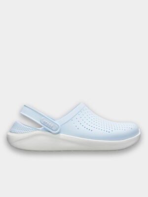 crocs literide clog mineral blue golubye zhenskie bosonozhki kroks lajtrajd
