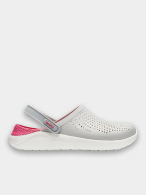crocs literide clog pearl zhenskie rozovye bosonozhki kroks lajtrajd