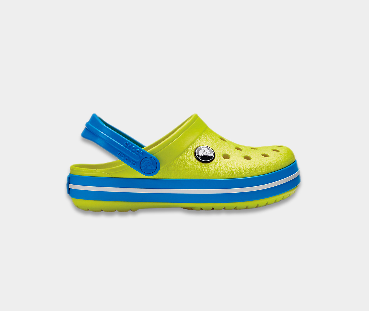 crocs crocband kids peony tennis ball greenocean kroksy krokbend detskie salatovye 1