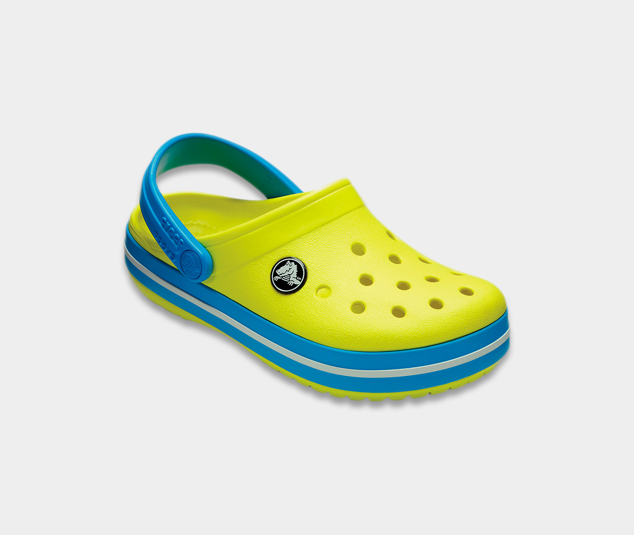 crocs crocband kids peony tennis ball greenocean kroksy krokbend detskie salatovye 2