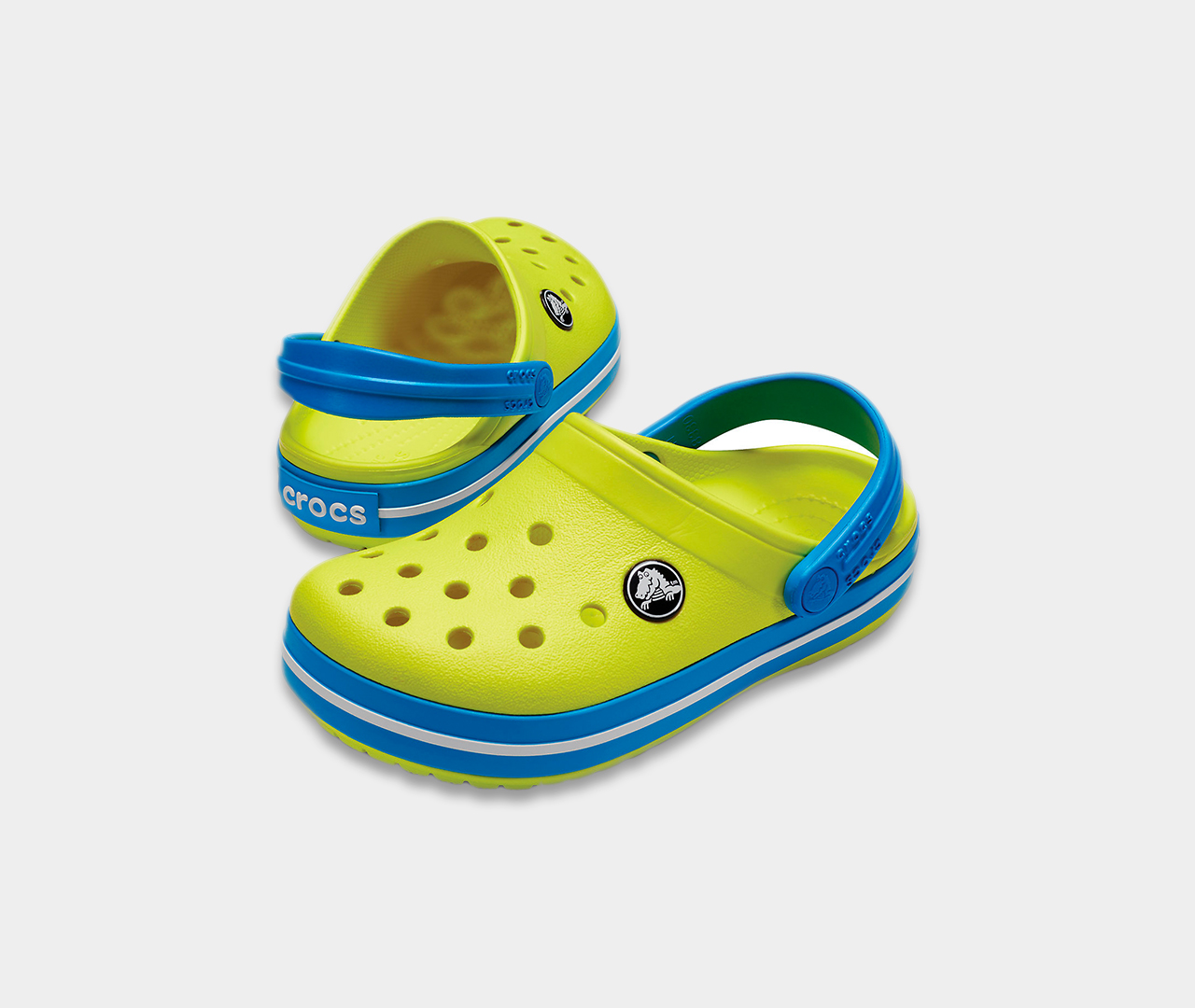 crocs crocband kids peony tennis ball greenocean kroksy krokbend detskie salatovye 3