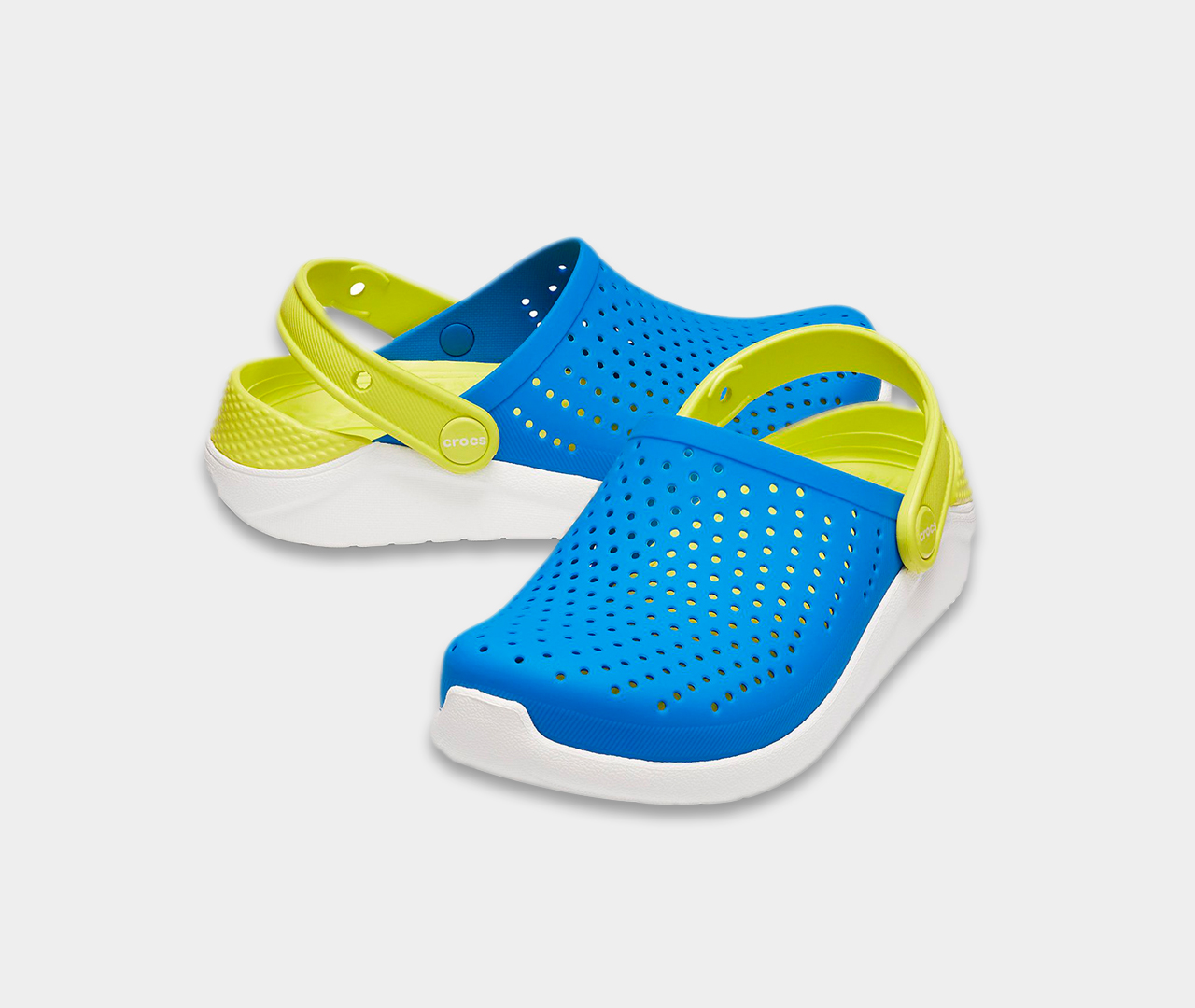 crocs literide kids bright cobaltcitrus kroksy laitraid detskie sinie 3
