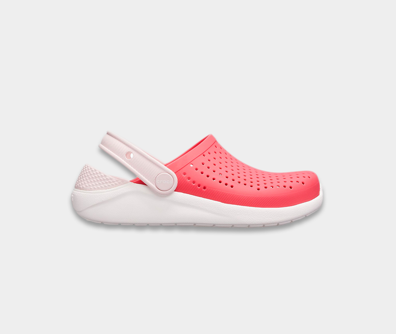 crocs literide kids mineral poppywhite kroksy laitraid detskie krasnye 1