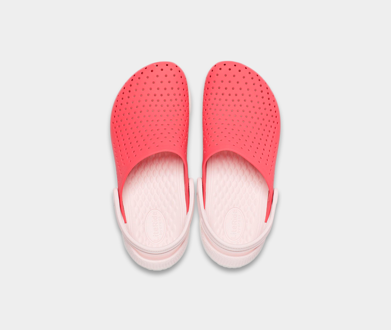 crocs literide kids mineral poppywhite kroksy laitraid detskie krasnye 3