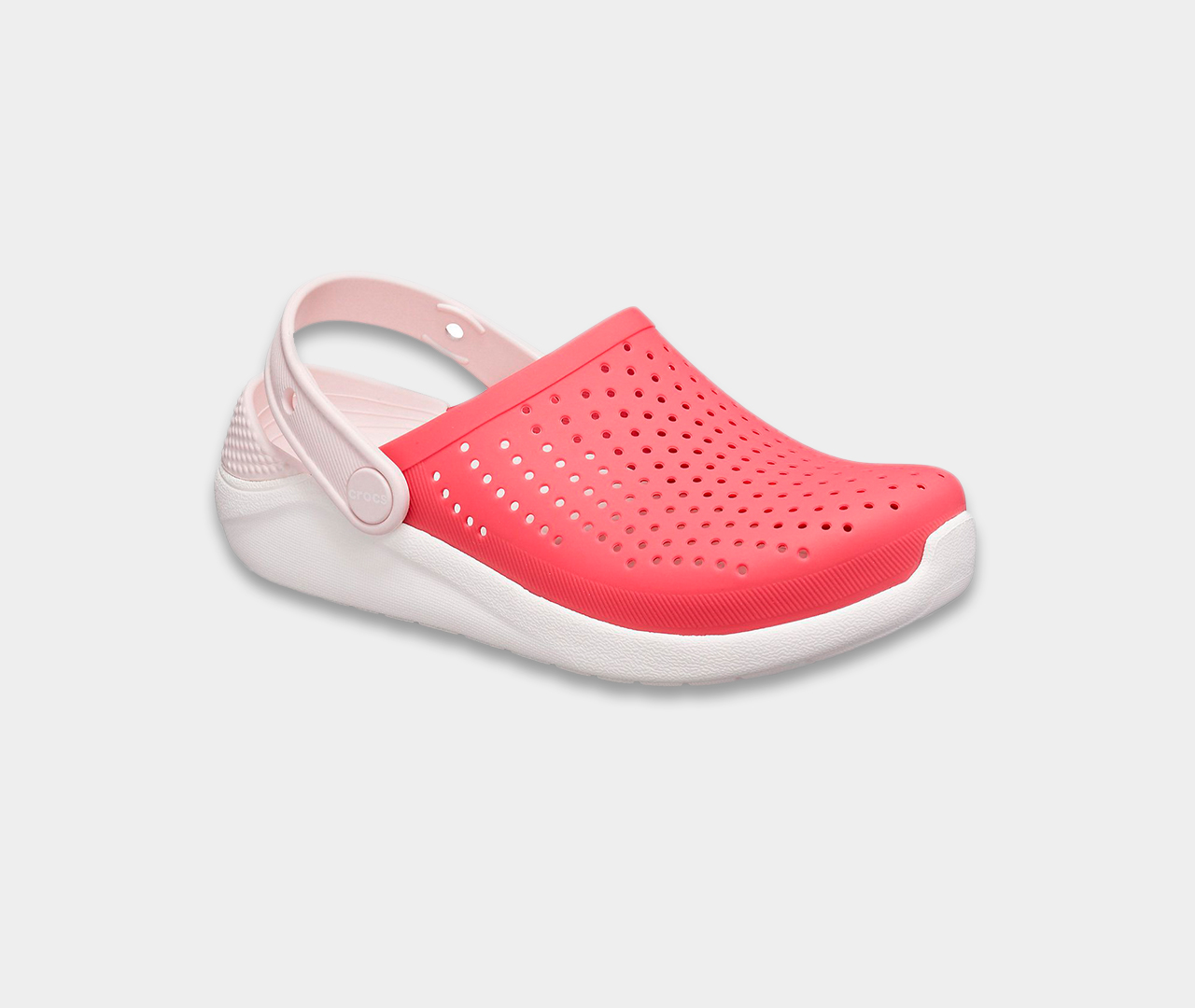 crocs literide kids mineral poppywhite kroksy laitraid detskie krasnye 5