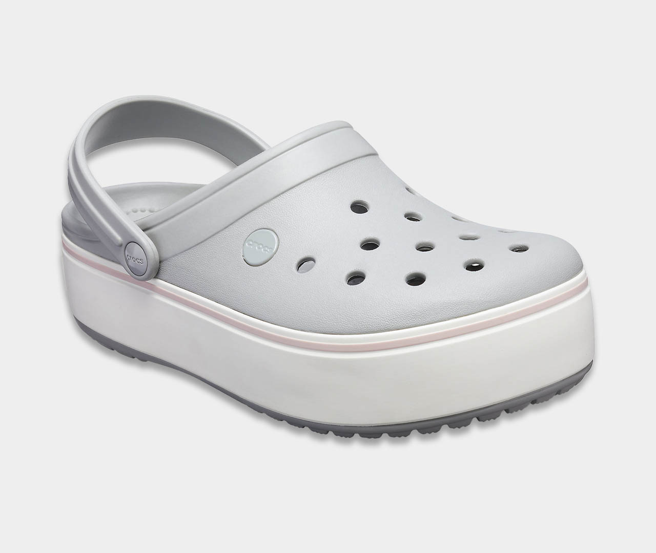 sabo kroks na platforme serye crocs crocband platform grey 2