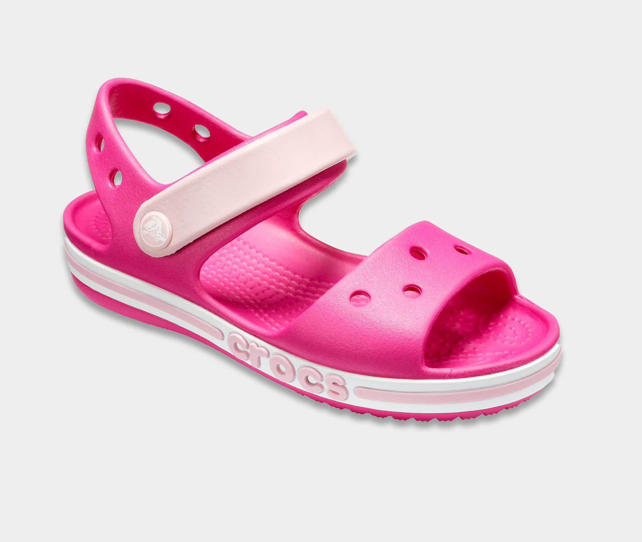 sandali kroks detskie rozovye bajabend crocs kids sandals bayaband candy pink 2