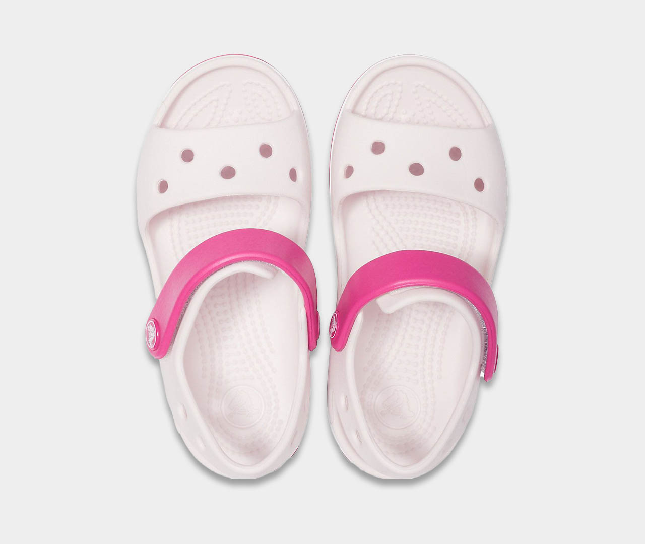 sandali kroks detskie rozovye krokbend crocs kids sandals crocband balery pink 4