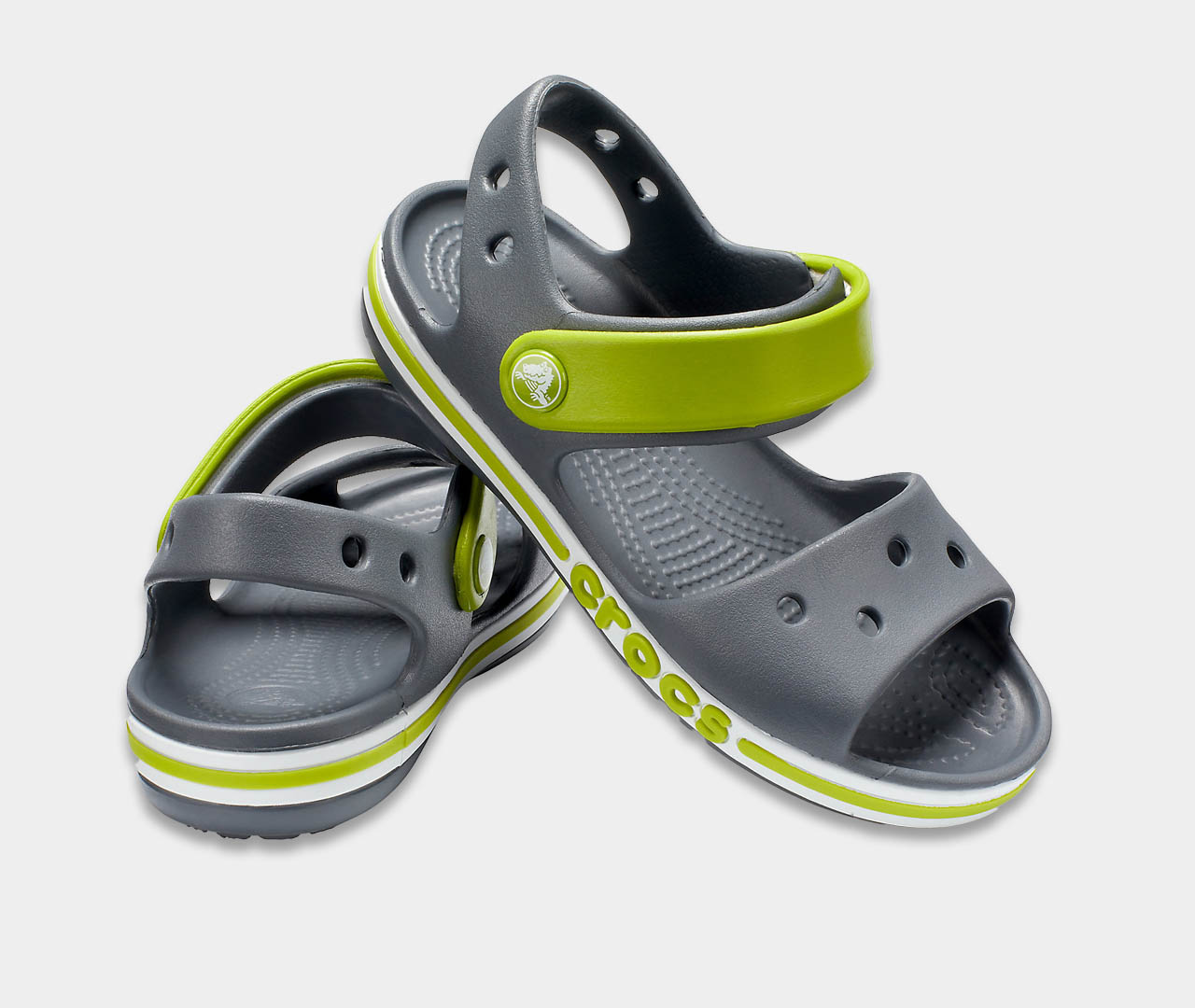 sandali kroks detskie serye bajabend crocs kids sandals bayaband charcoal 3