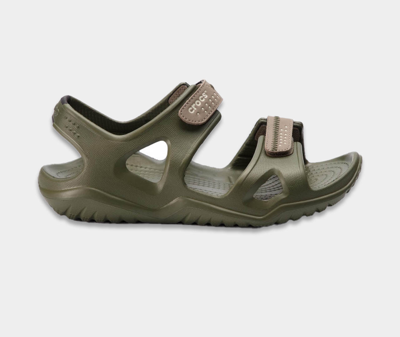 sandali kroks muzhskie haki svimvoter river crocs sandals swiftwater river army green haki 1