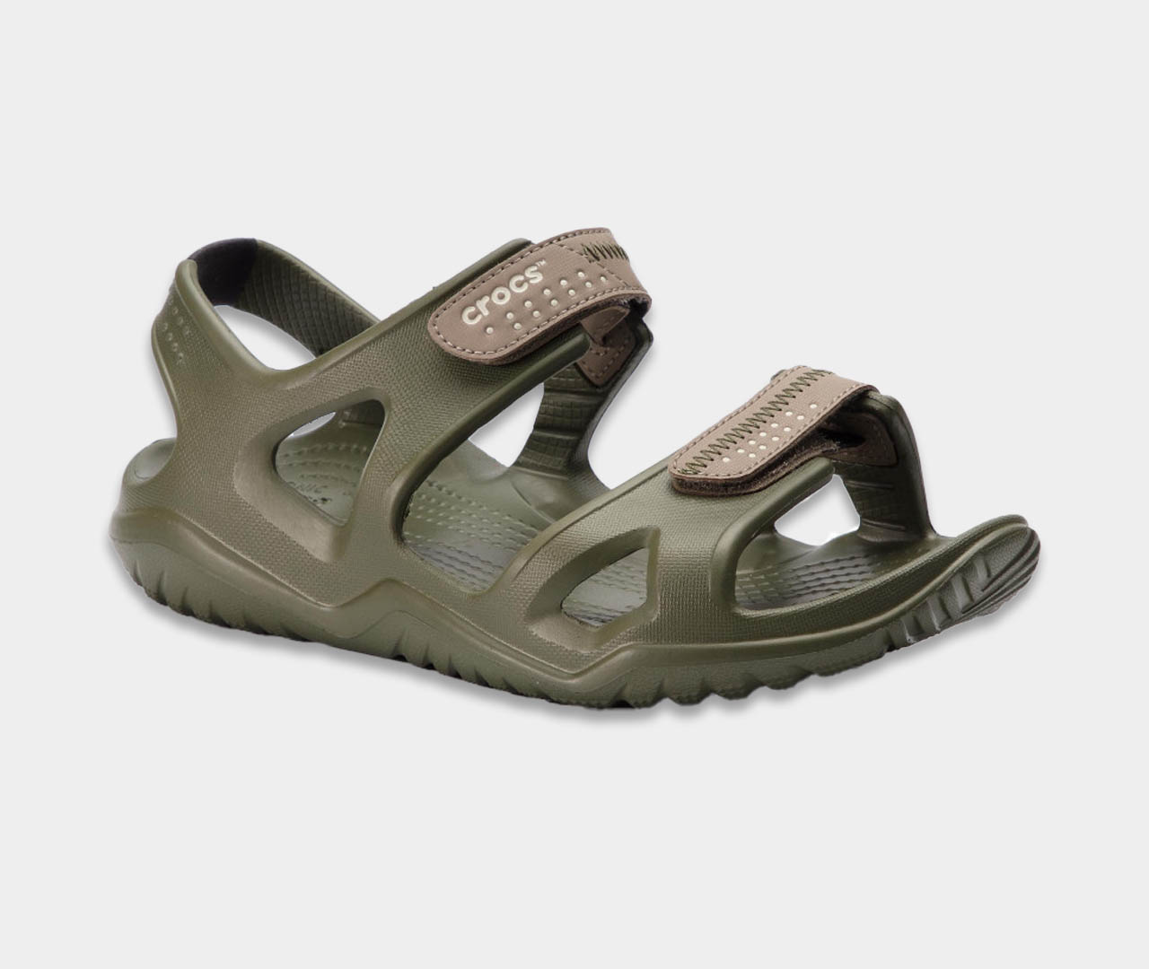 sandali kroks muzhskie haki svimvoter river crocs sandals swiftwater river army green haki 2