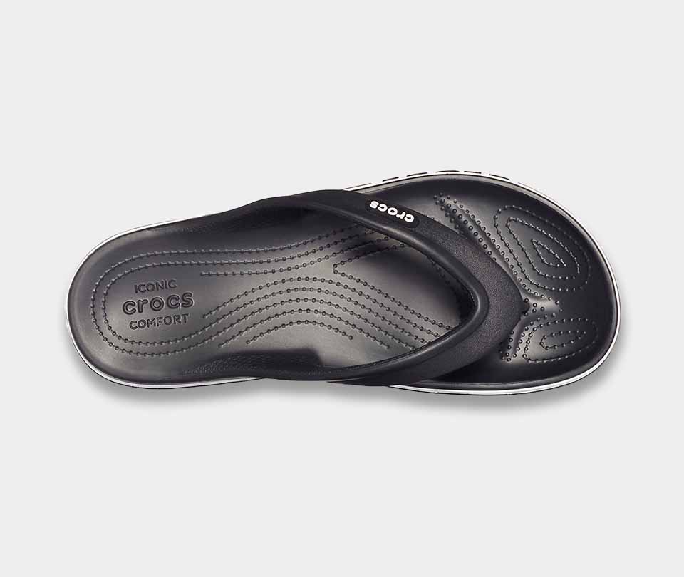 crocs bayaband flip black 3