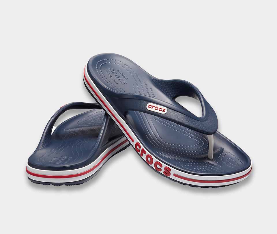 crocs bayaband flip navy 5