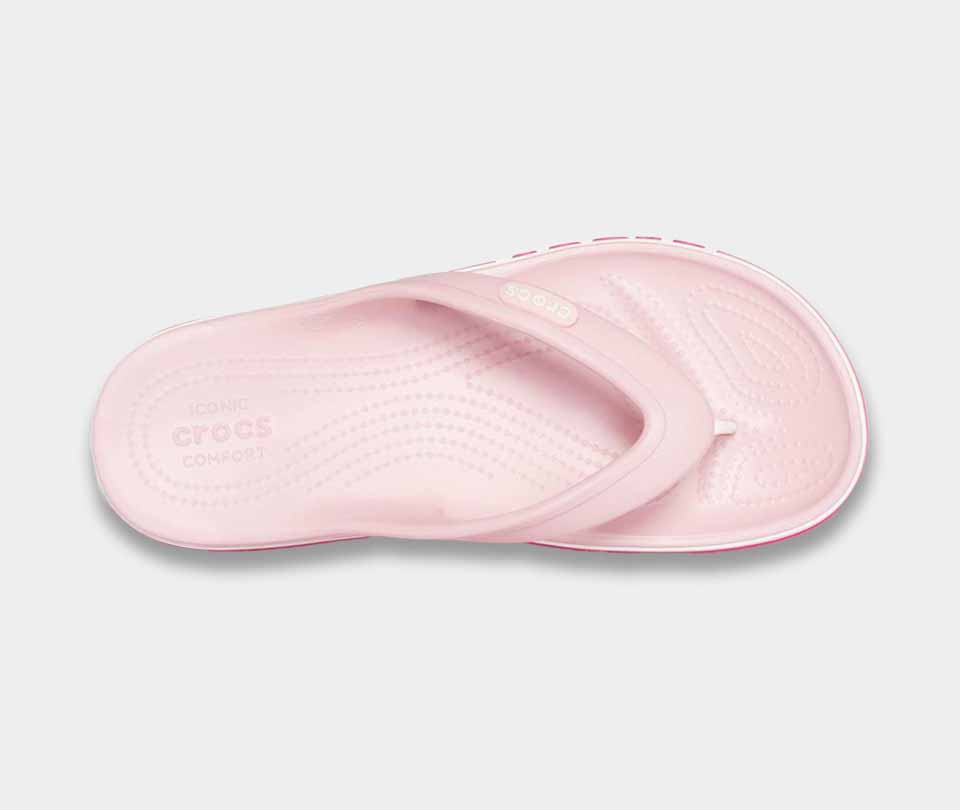 crocs bayaband flip petal pink3
