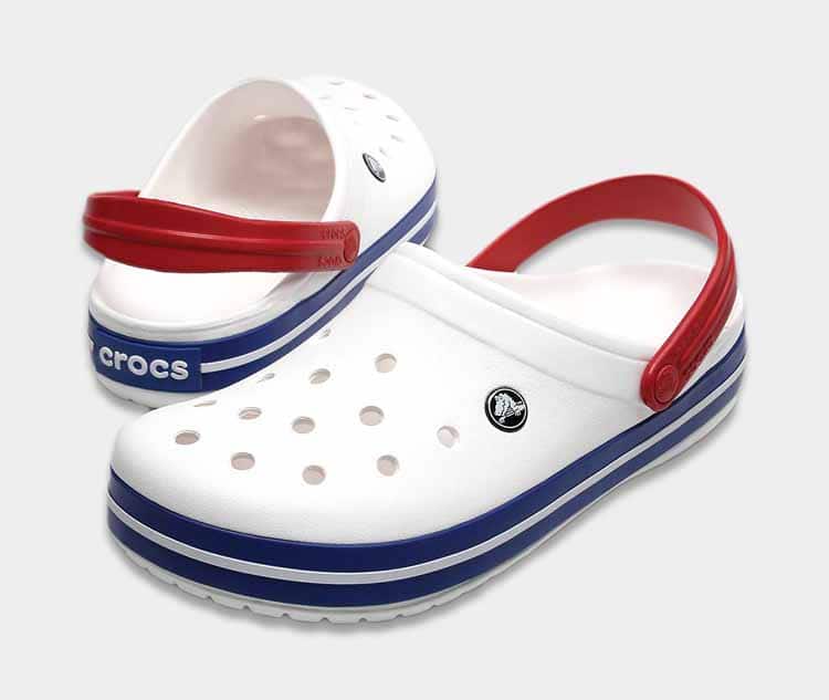 crocs crocband white blue kroks krokbend belo sinie 4