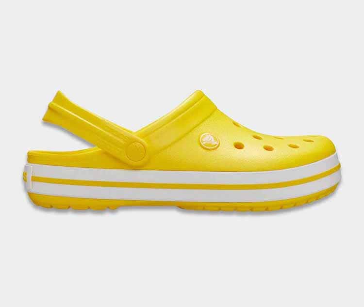 crocs crocband lemon white 3 1