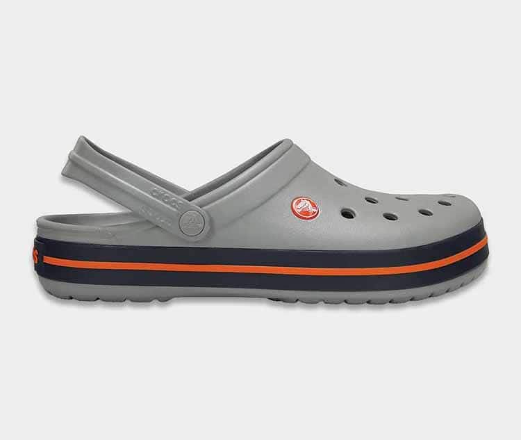crocs crocband light grey navy 3 1