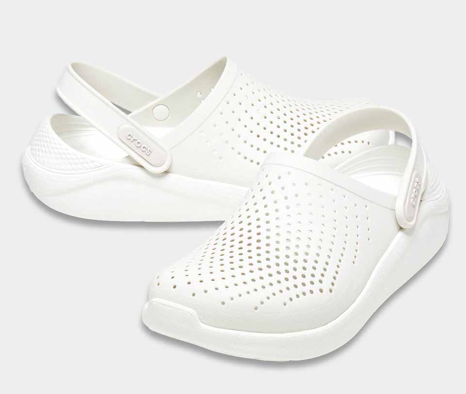 crocs literide almost white 2