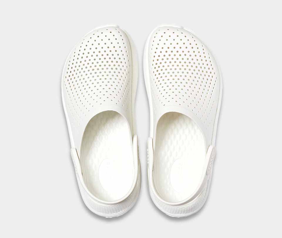 crocs literide almost white 5