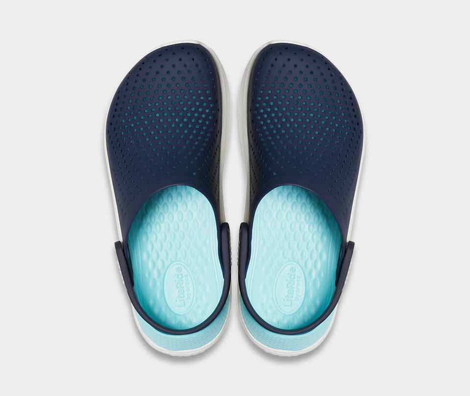 crocs literide navy almost white 2