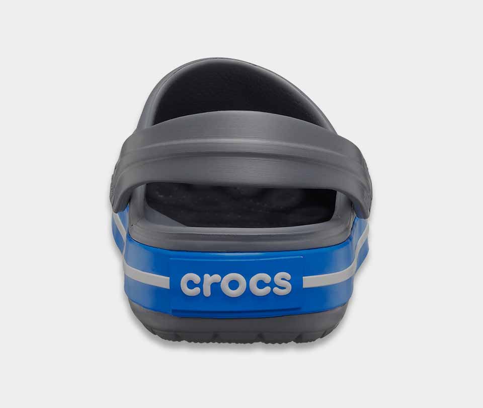 crocband clog charcoal ocean 5