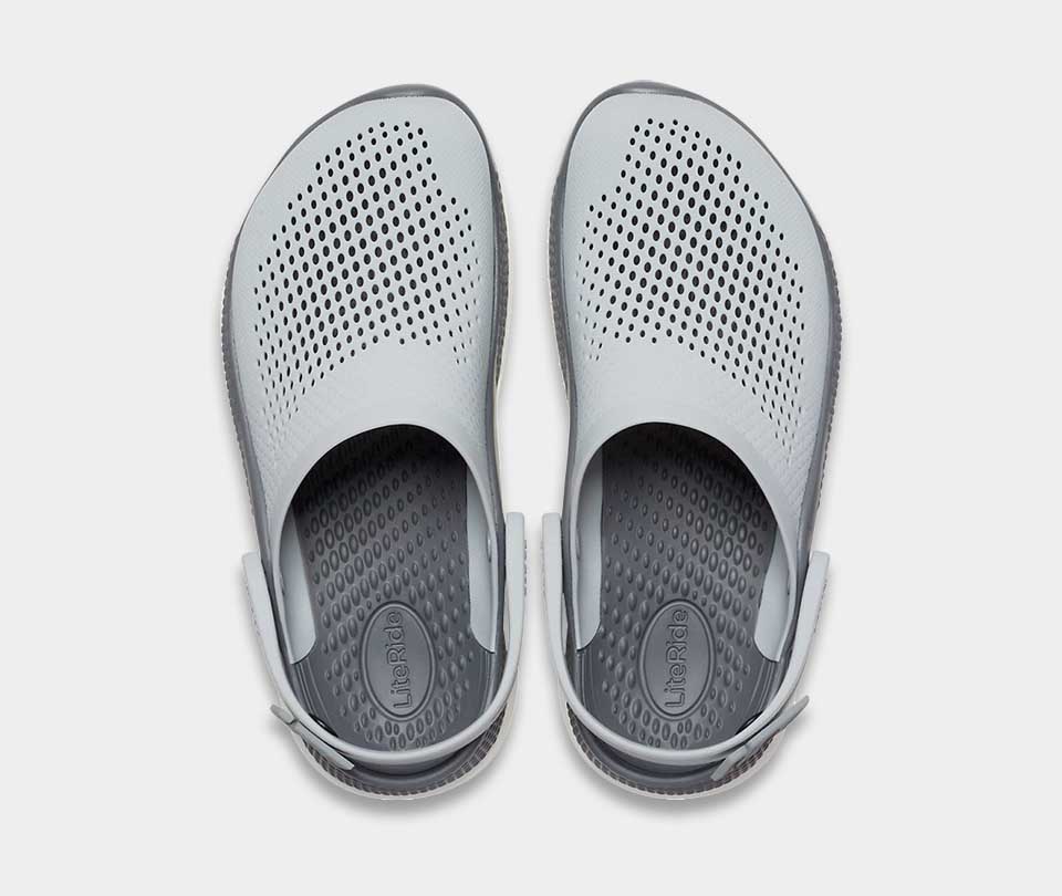 crocs literide 360 clog light grey slate grey 206708 5