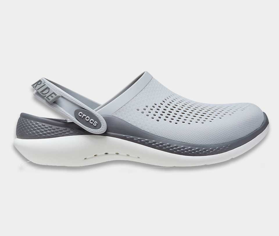 crocs literide 360 clog light grey slate grey 206708 6