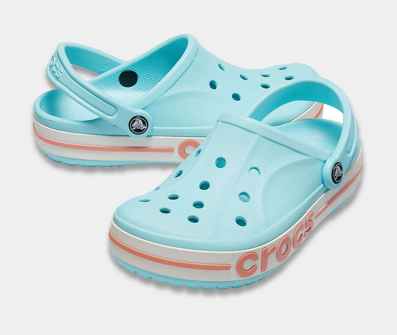 crocs bayaband ice blue melon 3