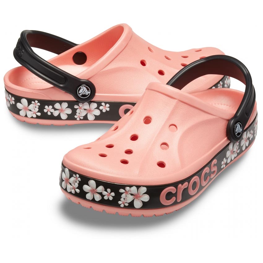 crocs bayaband graphic ii clog melonfloral 2
