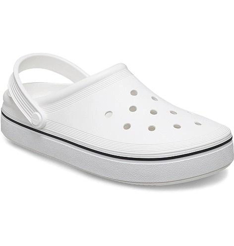 off court clog white 2