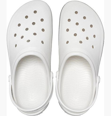 off court clog white 4