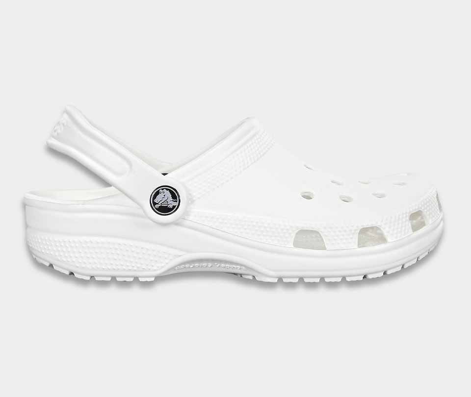 Womans store white crocs