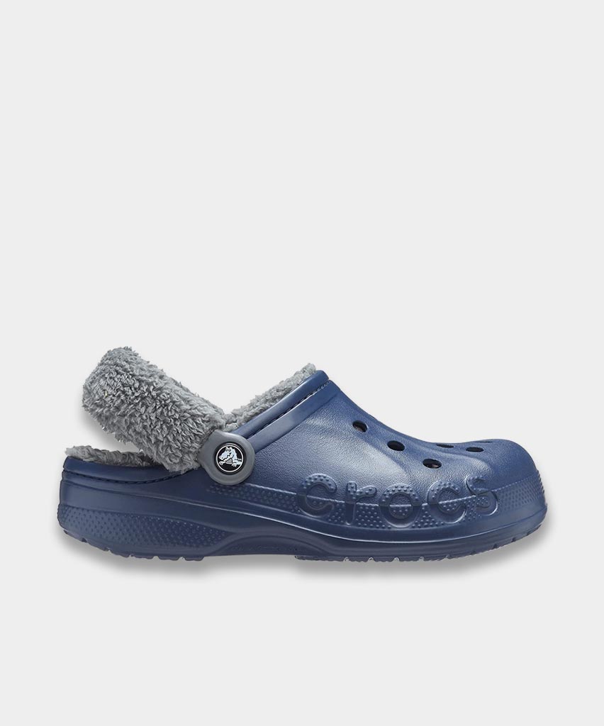 Crocs Baya Lined Fuzz Strap Navy . 206633